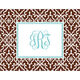 Chocolate Wrought Iron Foldover Note Cards Image 2 of 4